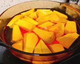 Hình bước làm 2 của món Sữa Bí Đỏ