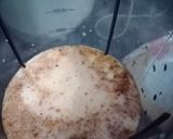 A picture of step 1 of Milo oreo iced shake.