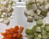 A picture of step 1 of Nepalese-style Vegetable Curry - vegan.