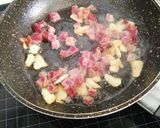 Foto del paso 4 de la receta: Repollo con jamón