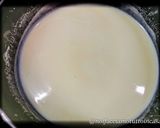 A picture of step 2 of White Chocolate Panna Cotta with Orange Gelée.