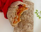 Φωτογραφία βήματος 6 της συνταγής 👩‍🍳Τορτίγιας ολικής με 🍎 🥕 φέτα γαλοπούλα & Μίλνερ