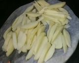 A picture of step 1 of French fries.