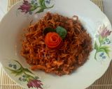 Foto langkah ke 4 dari resep Ayam suwir bumbu masak habang.
