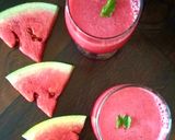 A picture of step 5 of Watermelon rose cooler recipe | watermelon rose juice recipe.