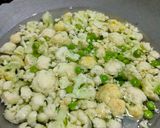 A picture of step 1 of Masala Cauliflower theme.