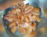 A picture of step 1 of Imli chicken.