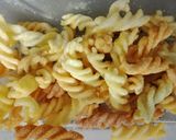 Hình bước làm 2 của món Snack nui chiên