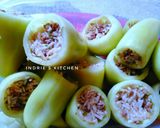Foto langkah ke 2 dari resep 92. Stuffed Hot Peppers Gaya Ndi.