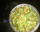 Green chilli paste in bottles save for bakraeid recipe step 2 photo