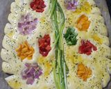 Une image de l'étape 7 de Fougasse aux légumes.