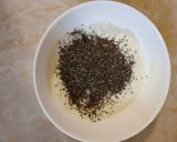 Foto del paso 1 de la receta: Yogur con chía y arándanos deshidratados