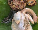 Hình bước làm 5 của món Gà hấp xôi