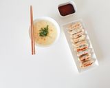 A picture of step 3 of How to Pan-Fry Potstickers: Taiwanese-Style Micro Kitchen.