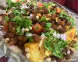 A picture of step 8 of Chana chaat In Bombay style.