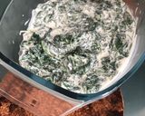 Kecskesajtos spenót crumble recept fázis 3 fotója