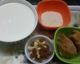 A picture of step 1 of Rice Pudding With Date Palm Jaggery.