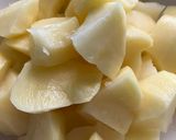 Foto del paso 5 de la receta: Bullabesa de salmón y gambones, con verduras del hortet