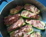 Foto del paso 4 de la receta: Calabacitas rellenas con carne y queso
