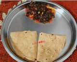A picture of step 4 of Laal Saag Veggie.