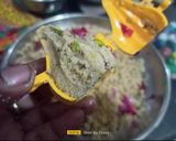 A picture of step 5 of Thandai Modak.