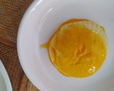 A picture of step 4 of Orange pudding.