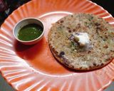 A picture of step 5 of White butter Raddish Paratha.