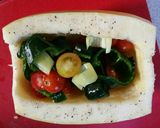 A picture of step 5 of Air Fryer spaghetti squash.