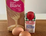 Une image de l'étape 1 de Mousse aux chocolat blanc et copeau de chocolat.