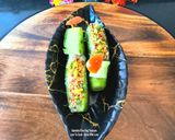 A picture of step 4 of Cucumber, Paneer & Sprouts Salad Boats – Summer Special Cold Protein Salad.
