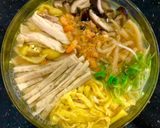 Hình bước làm 11 của món Bún thang