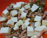 Foto del paso 3 de la receta: Visita inesperada, salva tarta de jamón y queso frizada