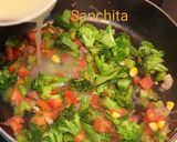 A picture of step 3 of Healthy Broccoli Mix Veg Soup.