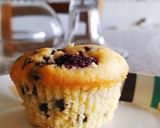 Foto do passo 5 de Muffins de Framboesas e Pepitas de Chocolate