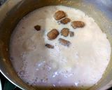 A picture of step 2 of Rosho Puli Pithe with Khejur Gur.