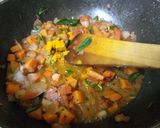 A picture of step 2 of Bombay Chutney or Pitla.