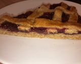Málnalekváros-cseresznyés pite recept fázis 3 fotója