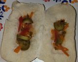 A picture of step 13 of Sausage & Peppers Sandwich!!.
