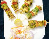 A picture of step 4 of Veg Tofu chutney  kebabs.