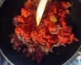 A picture of step 2 of Pan baked stuffed plantain.