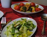 A picture of step 15 of Persian zucchini stew.