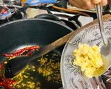 A picture of step 5 of Mewadi Dal.