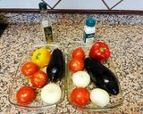 A picture of step 1 of Oven-Roasted Escalivada Vegetables.