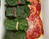 Foto del passaggio 4 della ricetta Involtini di bietole e riso alla parmigiana