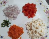 A picture of step 1 of Paneer Sandwich.