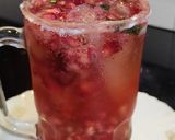 A picture of step 4 of Strawberry pomegranate Mojito.