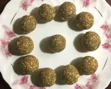 A picture of step 5 of Sesame Coconut Peanut Ladoo.