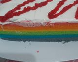 Foto langkah ke 5 dari resep Rainbow cake kukus.