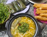Hình bước làm 4 của món Bánh canh cá lóc miền Trung