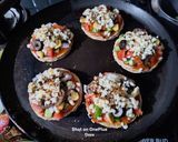 A picture of step 5 of Mini Veg Pizza Bites (Italian Party Appetizer).